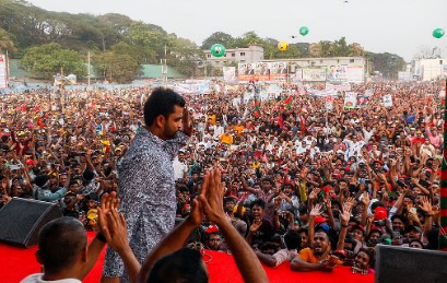 বিএনপির মঞ্চে তামিম ইকবাল, কী বললেন?