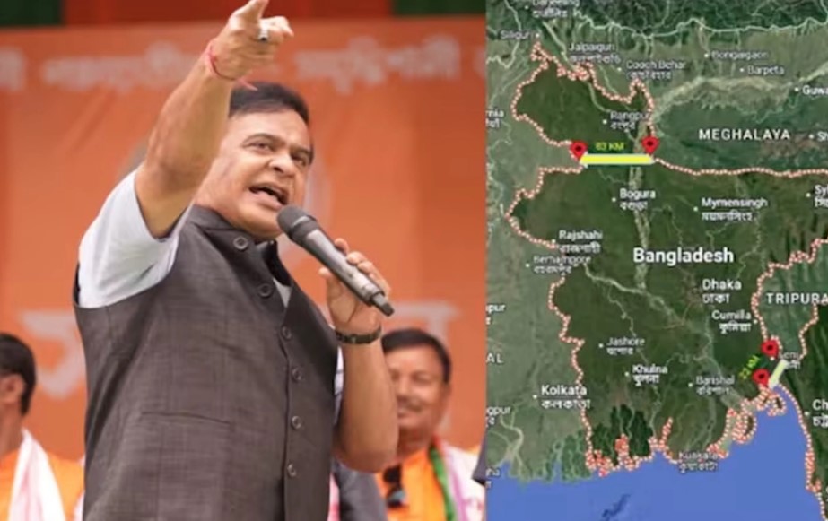 বাংলাদেশের মানচিত্র নিয়ে আসামের মুখ্যমন্ত্রীর বিস্ফোরক মন্তব্য