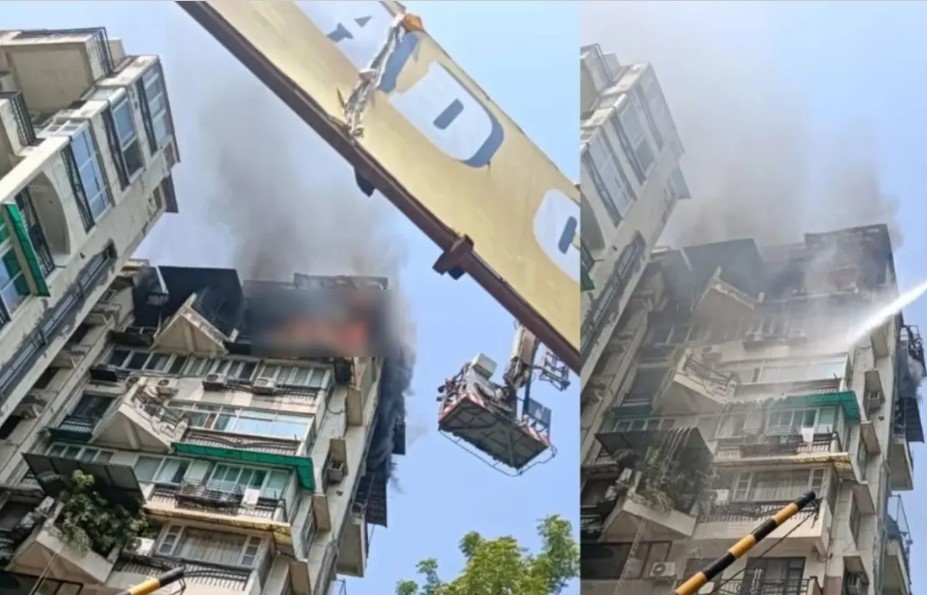 ৯ তলা ভবনে ভয়াবহ অগ্নিকাণ্ড: লাফিয়ে পড়ে বাবাসহ দুই শিশু নিহত