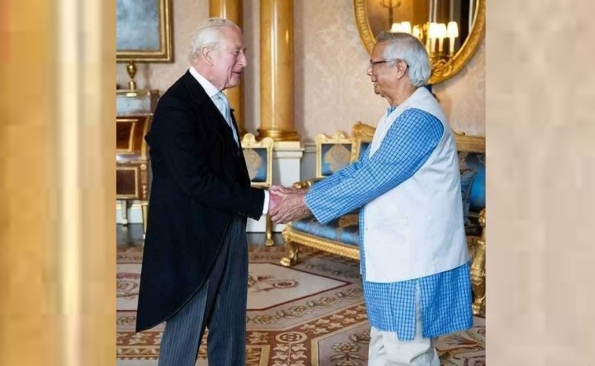 বাকিংহাম প্যালেসে রাজা চার্লসের সঙ্গে ড. ইউনূসের বৈঠক