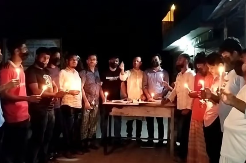 নিষিদ্ধ অবস্থায় রাতের আঁধারে শরীয়তপুরে আওয়ামী লীগের গোপন জন্মদিন