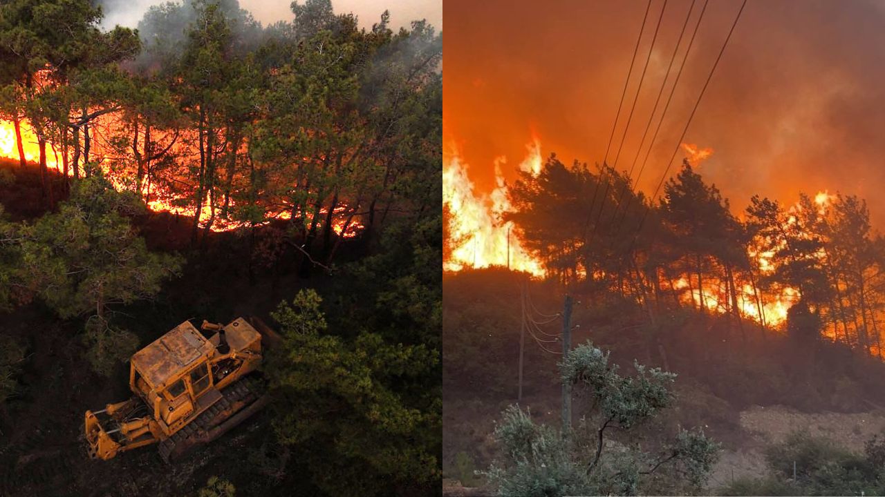 লাতাকিয়ায় ছড়িয়ে পড়েছে ভয়াবহ আগুন, উদ্ধার কাজে বাধা মাইন