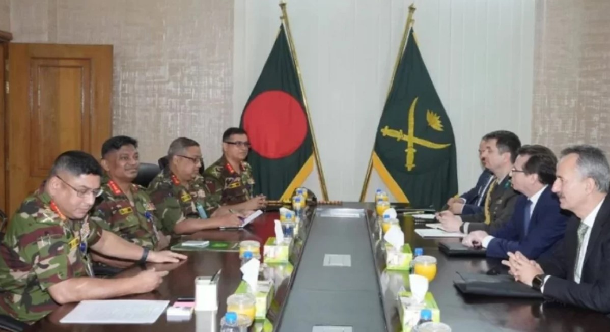  বাংলাদেশ-তুরস্ক প্রতিরক্ষা সহযোগিতা জোরদারে আলোচনা, সেনাপ্রধানের সঙ্গে সাক্ষাৎ তুর্কি প্রতিনিধির