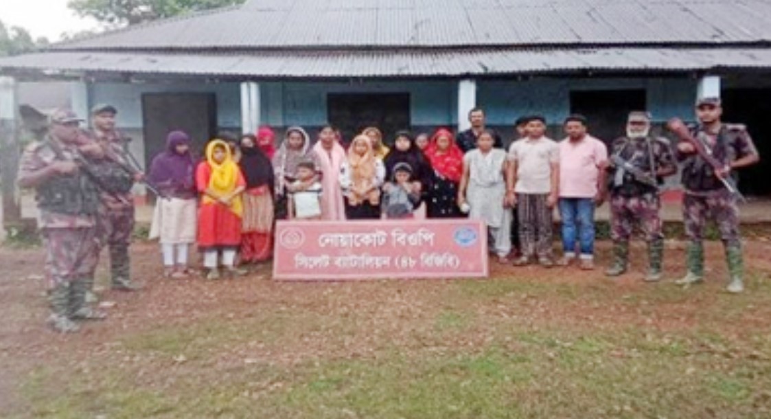 সিলেট সীমান্তে রাতভর বিএসএফের পুশ-ইন, বিজিবির তৎপরতা