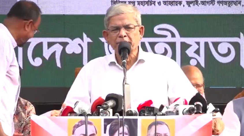 জুলাই গণঅভ্যুত্থানে সেনাবাহিনীর ভূমিকার জন্য ধন্যবাদ জানালেন ফখরুল