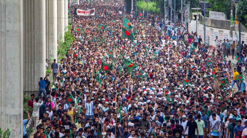 আওয়ামী লীগকে নির্বাচনে সুযোগ দিলে আবার অভ্যুত্থান: বৈষম্যবিরোধী ছাত্র আন্দোলনের হুঁশিয়ারি