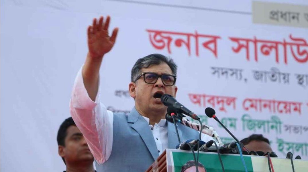 নির্বাচনের বিরুদ্ধে যারা, তারা জনগণের শত্রু: সালাহউদ্দিন আহমেদ