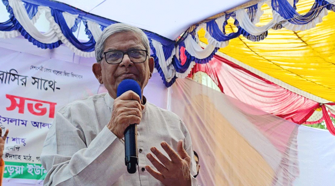 দেশটাকে বাঁচান, নির্বাচন পেছানোর চেষ্টা করবেন না: মির্জা ফখরুল