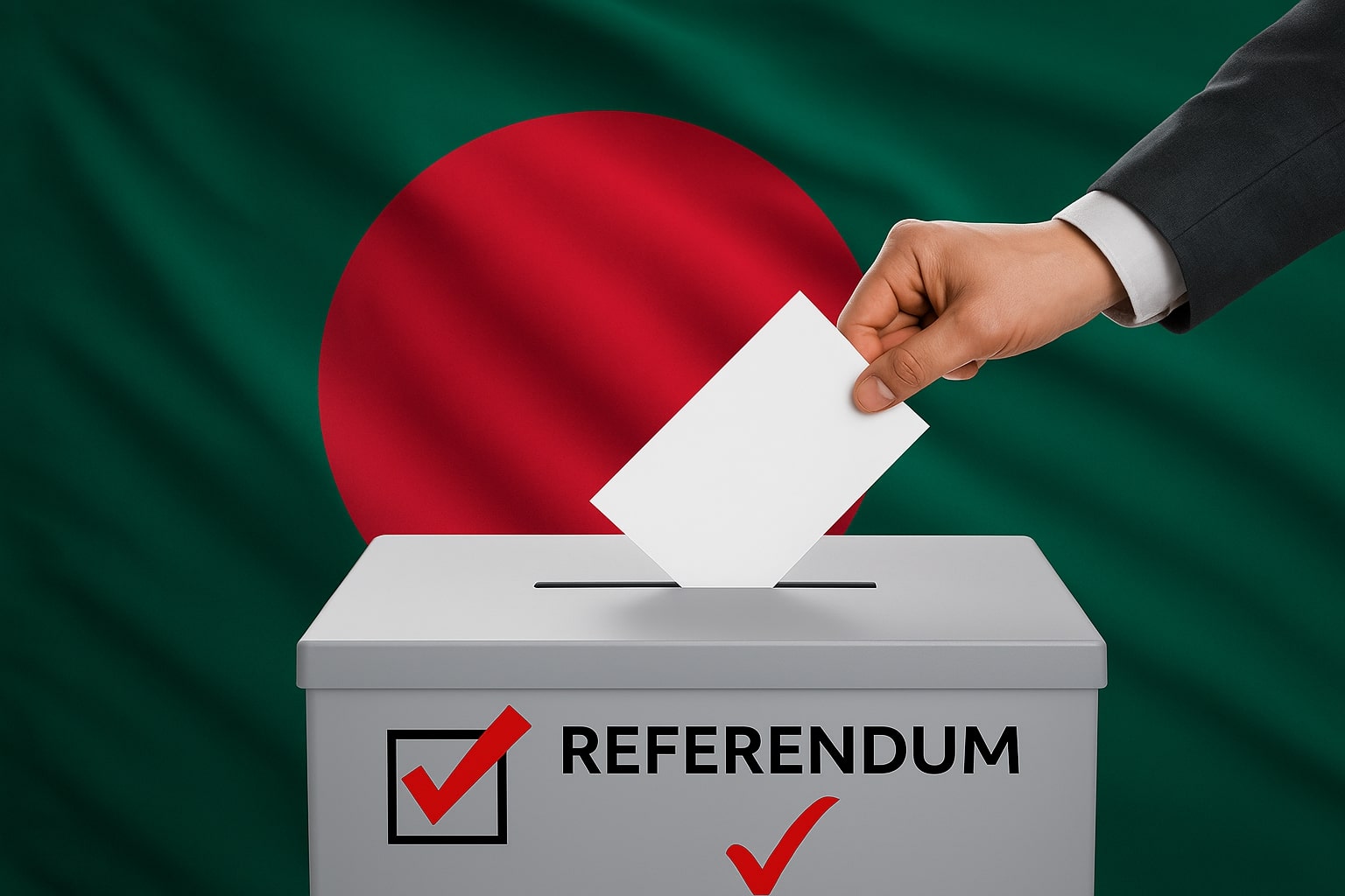 একই দিনে নির্বাচন ও গণভোট? জুলাই সনদ বাস্তবায়নে কঠিন দ্বিধায় অন্তর্বর্তী সরকার