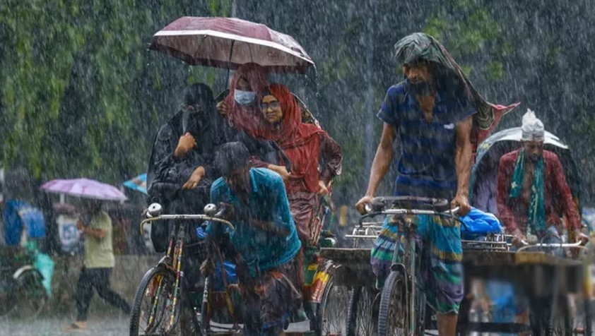 দেশের ২১ জেলায় ভারী বর্ষণের পূর্বাভাস