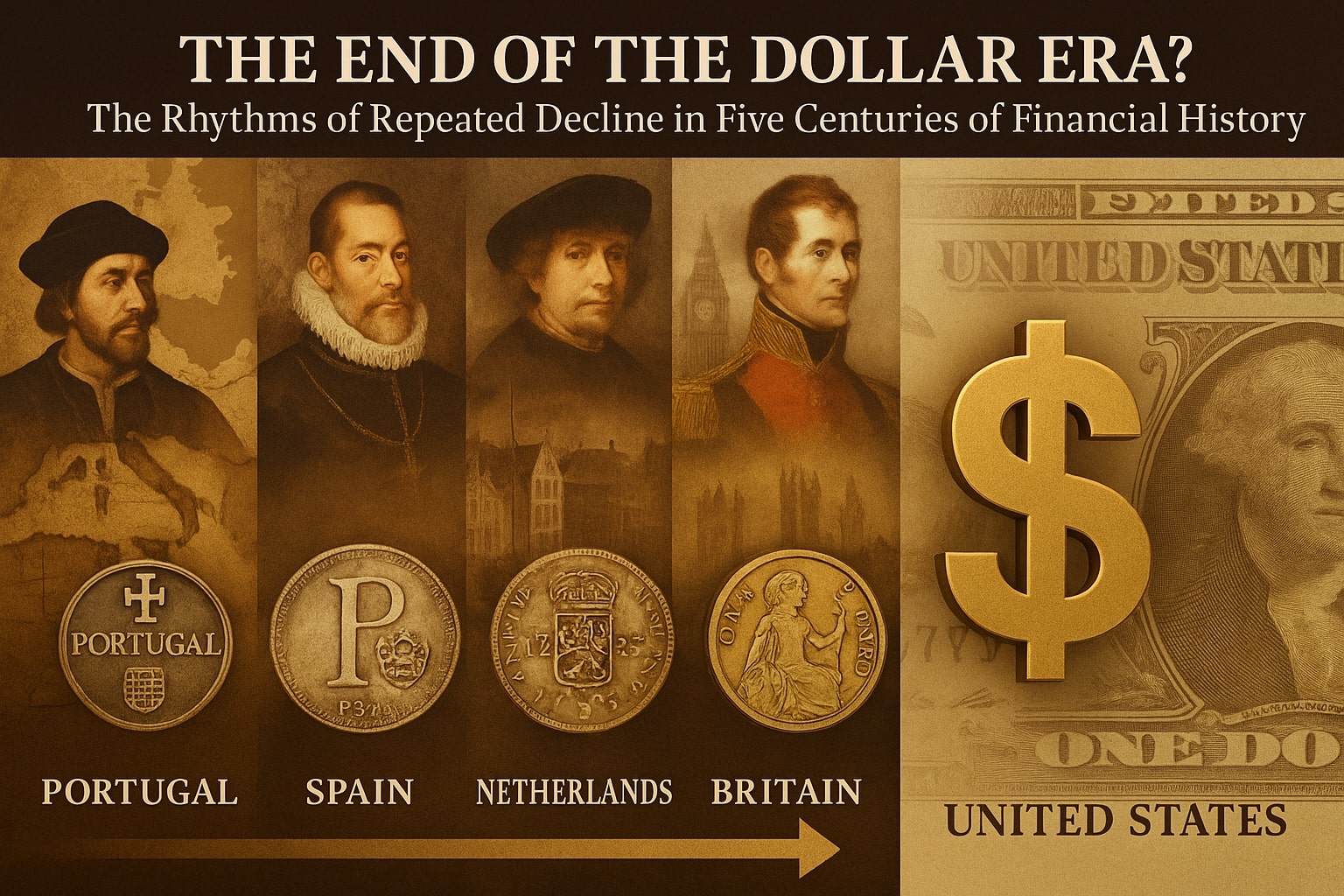 ডলারের যুগের অবসান? পাঁচ শতাব্দীর আর্থিক ইতিহাসে পুনরাবৃত্ত পতনের ছন্দ