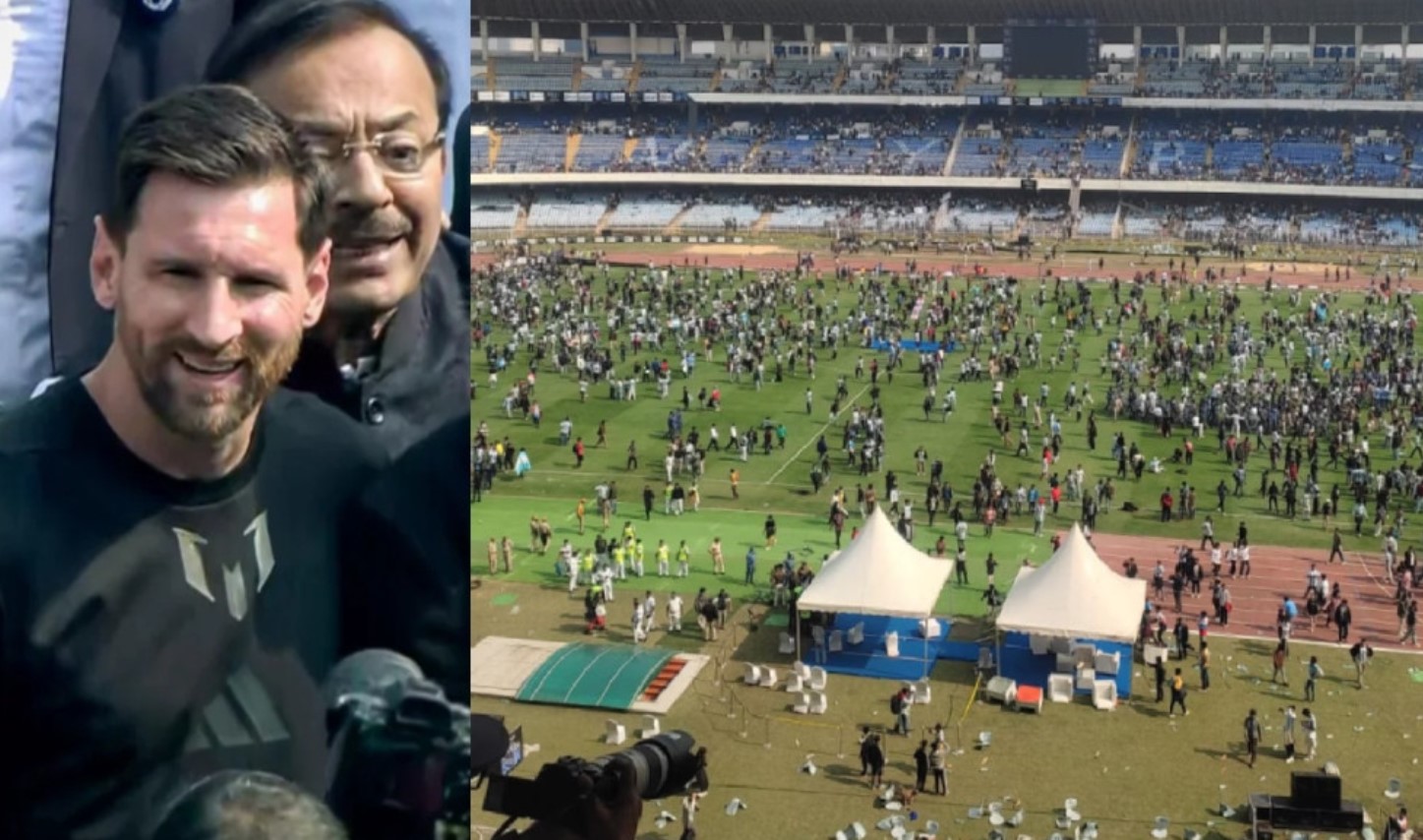 পুলিশি লাঠিচার্জ ও কাঁদানে গ্যাসের মধ্য দিয়ে শেষ হলো মেসির কলকাতা সফর