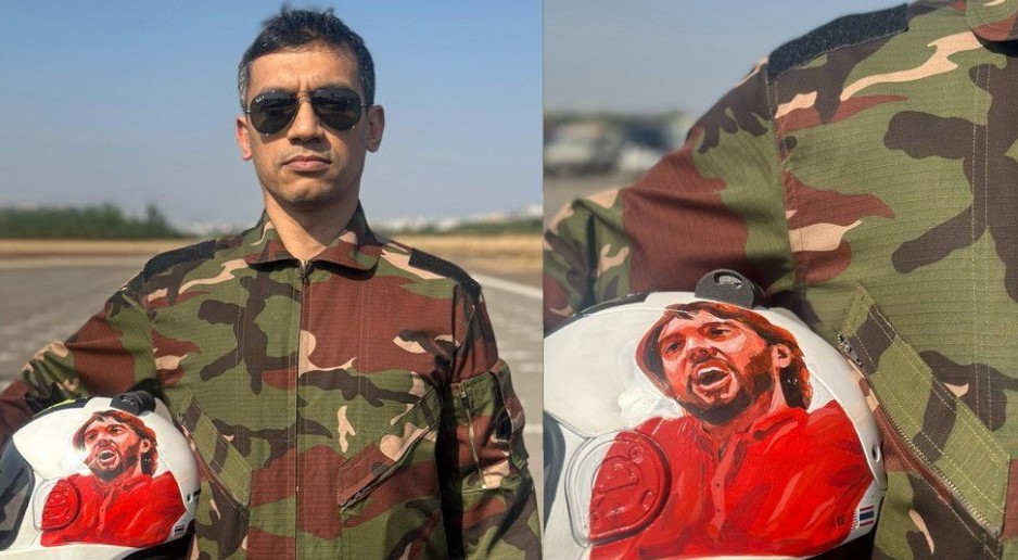 হাদির ছবি আঁকা হেলমেট পরে বিশ্ব রেকর্ড গড়তে যাচ্ছেন আশিক চৌধুরী