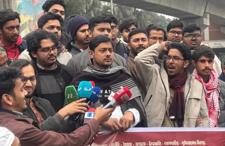 রাজু ভাস্কর্যে ১১ দলীয় জোটের হুঙ্কার: শুরু হলো নতুন এক ‘আজাদী যাত্রা’