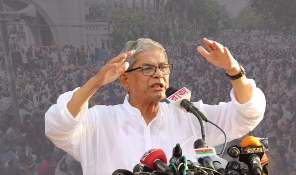 চুরি করিনি বলেই বুক টান করে ভোট চাইতে আসছি: মির্জা ফখরুল 