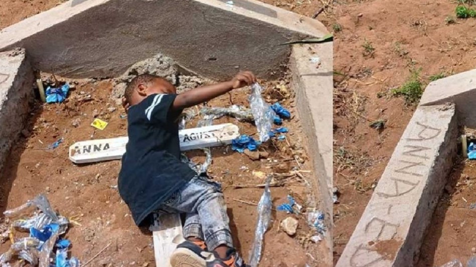 মায়ের বুকে ফেরার শেষ চেষ্টা: কবরের ভেতরেই আশ্রয় নিল ছোট্ট শিশু