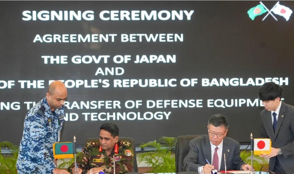 প্রতিরক্ষা খাতে বাংলাদেশ-জাপান ঐতিহাসিক চুক্তি