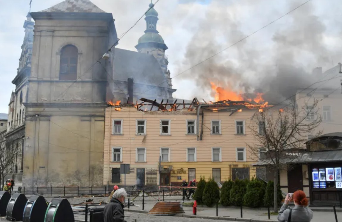 ইউক্রেনে রাশিয়ার নজিরবিহীন ড্রোন হামলা