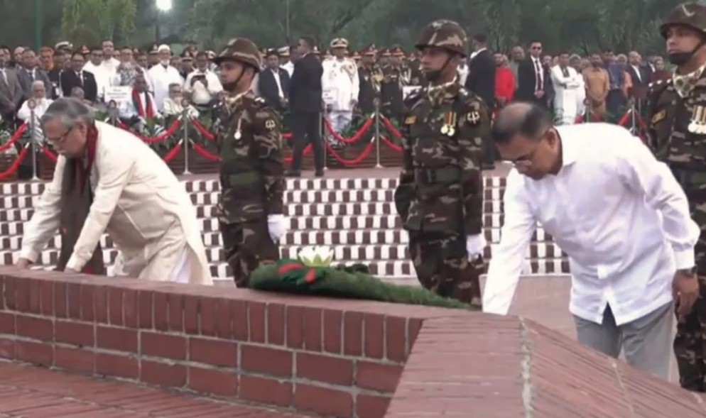 বীর শহিদদের স্মরণে সাভারে রাষ্ট্রপতি মো. সাহাবুদ্দিন ও প্রধানমন্ত্রী তারেক রহমান