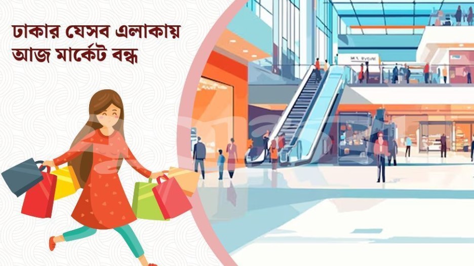 ঘর থেকে বের হওয়ার আগে দেখে নিন: বুধবার ঢাকার কোথায় কোথায় মার্কেট বন্ধ