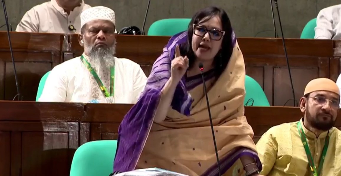 সংসদে বিচার চাইলেন রুমিন ফারহানা
