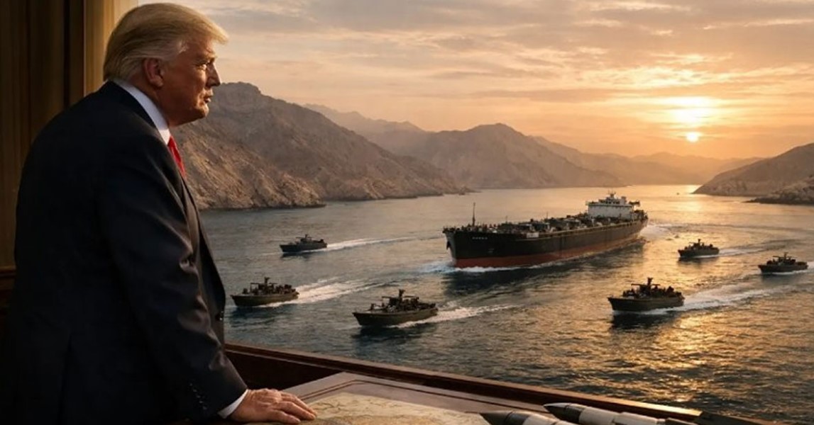 হরমুজ প্রণালি কি এবার রণক্ষেত্র? ট্রাম্পের অবরোধের ঘোষণায় বিশ্বজুড়ে আতঙ্ক