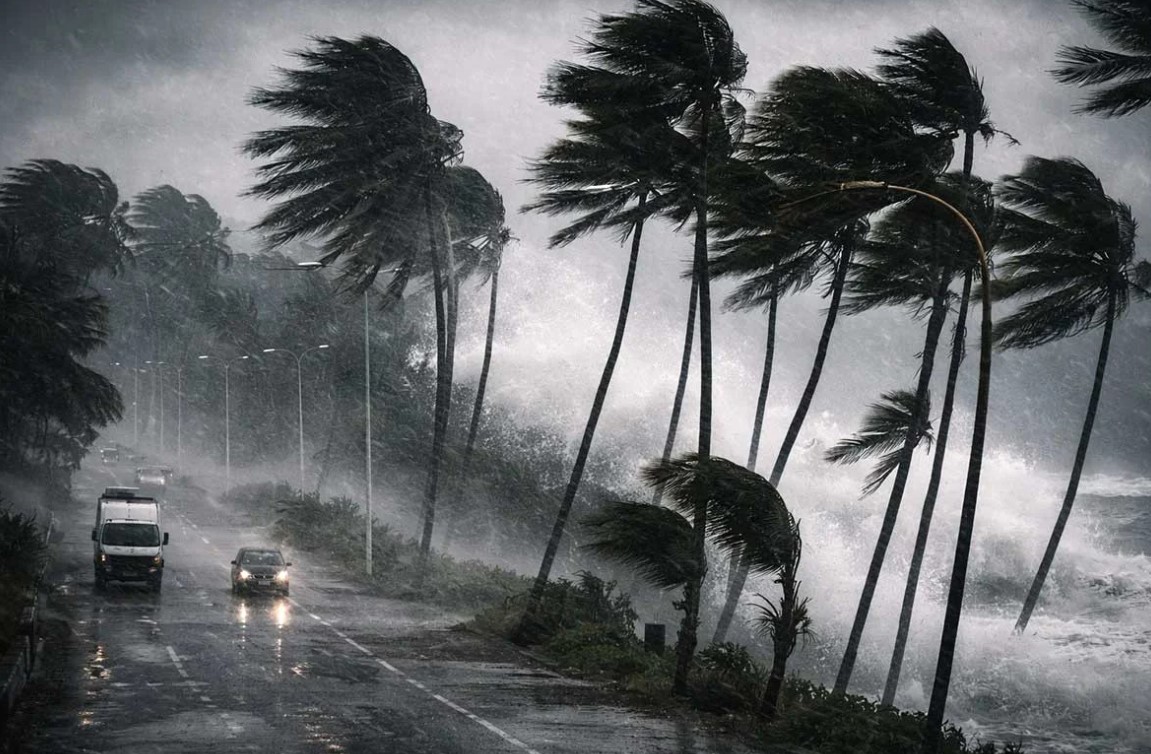 ৮০ কিমি বেগে ঝড়ের তাণ্ডব শুরু! ৫ অঞ্চলে ২ নম্বর নৌ হুঁশিয়ারি সংকেত