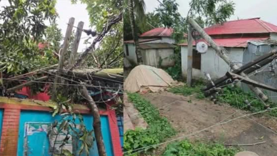 ঝড়ের তাণ্ডবে কুমিল্লায় বিদ্যুৎ বিপর্যয়: ৩৫ ট্রান্সফরমার নষ্ট, অন্ধকারে ২৭ হাজার গ্রাহক