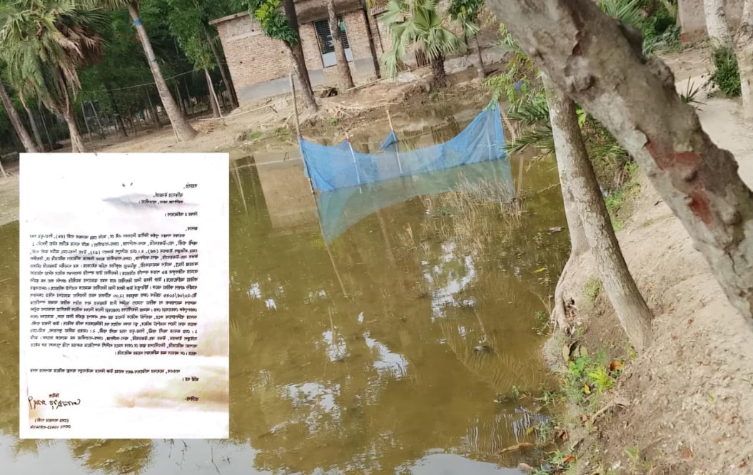 কালিগঞ্জে জমি দখলের অভিযোগ,প্রাণনাশের হুমকির দাবি