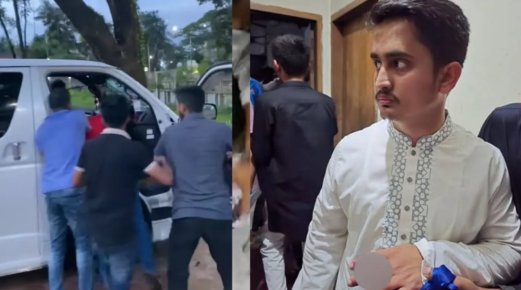 হবিগঞ্জে জুলাই পদযাত্রায় সারজিস ও নাসীরুদ্দীনের গাড়িবহরে হামলা
