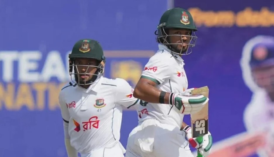 আবুধাবি টেস্টে শান্ত ও মুশফিকের ব্যাটে ঘুরে দাঁড়িয়েছে বাংলাদেশ
