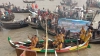কর্ণফুলীতে জমজমাট সাম্পানবাইচ, দুই তীরে দর্শকের ঢল