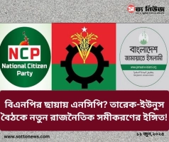 বিএনপির ছায়ায় এনসিপি? তারেক-ইউনুস বৈঠকে নতুন রাজনৈতিক সমীকরণের ইঙ্গিত! 