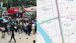 ইউনাইটেড ইন্টারন্যাশনাল ইউনিভার্সিটির শিক্ষার্থীদের বিক্ষোভে অচল নতুন বাজার, অভিযোগ ‘নির্বিচার বহিষ্কার ও স্বৈরতান্ত্রিক প্রশাসন’