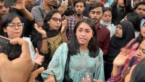 লাল চাঁদ সোহাগের হত্যার প্রতিবাদে ঢাকায় বেসরকারি বিশ্ববিদ্যালয়ের ছাত্রদের বিক্ষোভ