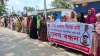 পাবনায় যৌতুকের দাবিতে গৃহবধূ সাদিয়ার হত্যার বিচার দাবিতে বিক্ষোভ