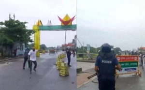 মাদারীপুর যেতে না পেরে থানায় আশ্রয় নিলেন এনসিপি নেতারা