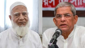 হাসপাতালে জামায়াত আমিরকে দেখতে গেলেন মির্জা ফখরুল