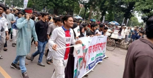 এনসিপির শহীদ মিনার সমাবেশে সংহতি জানালো গণতান্ত্রিক ছাত্র সংসদ