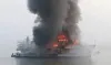 কক্সবাজারে সেন্টমার্টিনগামী জাহাজে ভয়াবহ আগুন
