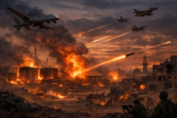 মধ্যপ্রাচ্যে যুদ্ধবিরতির ভঙ্গুরতা: হামলা, পাল্টা হুমকি ও আঞ্চলিক অস্থিরতা