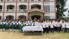 নানিয়ারচর জোন কর্তৃক বন্দুকভাঙ্গা উচ্চ বিদ্যালয়ের শিক্ষার্থীদের ক্রীড়া সামগ্রী বিতরণ