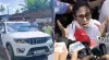 হালিশহরে মমতা বন্দ্যোপাধ্যায়ের গাড়িতে ইট-পাথর নিক্ষেপ, প্রাণরক্ষার দাবি